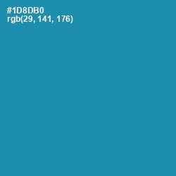 #1D8DB0 - Eastern Blue Color Image