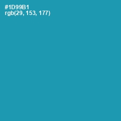 #1D99B1 - Eastern Blue Color Image