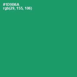 #1D9B6A - Elf Green Color Image