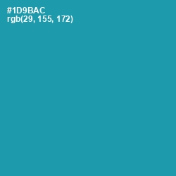 #1D9BAC - Eastern Blue Color Image