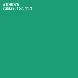#1D9D75 - Elf Green Color Image
