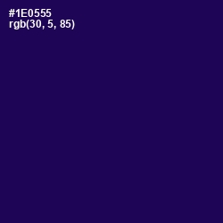 #1E0555 - Tolopea Color Image