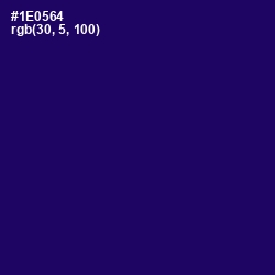 #1E0564 - Arapawa Color Image