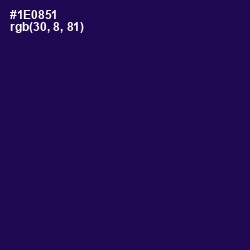 #1E0851 - Tolopea Color Image