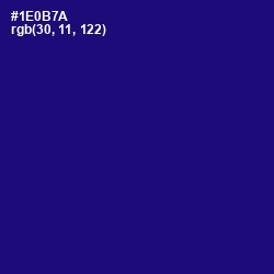 #1E0B7A - Deep Koamaru Color Image