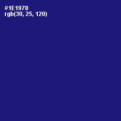 #1E1978 - Deep Koamaru Color Image