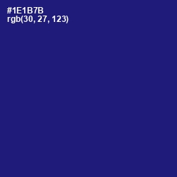 #1E1B7B - Deep Koamaru Color Image