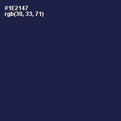 #1E2147 - Blue Zodiac Color Image