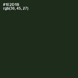 #1E2D1B - Seaweed Color Image