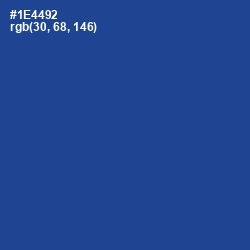 #1E4492 - Congress Blue Color Image