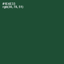 #1E4E33 - Te Papa Green Color Image