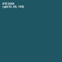 #1E5664 - Chathams Blue Color Image