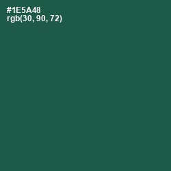 #1E5A48 - Eden Color Image