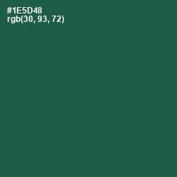 #1E5D48 - Eden Color Image