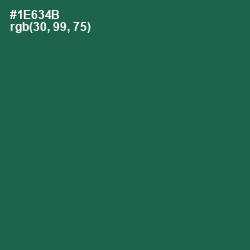 #1E634B - Green Pea Color Image