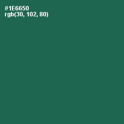 #1E6650 - Green Pea Color Image