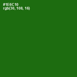 #1E6C10 - Japanese Laurel Color Image