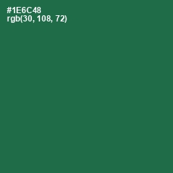 #1E6C48 - Green Pea Color Image