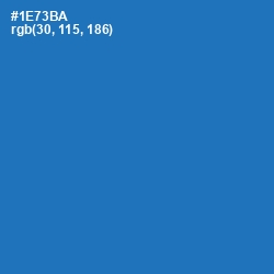 #1E73BA - Denim Color Image