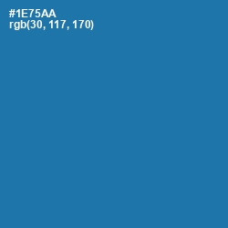 #1E75AA - Denim Color Image