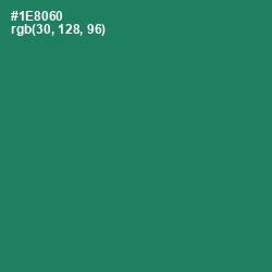 #1E8060 - Elf Green Color Image