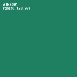 #1E8061 - Elf Green Color Image