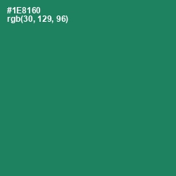 #1E8160 - Elf Green Color Image