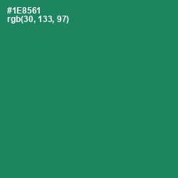 #1E8561 - Elf Green Color Image