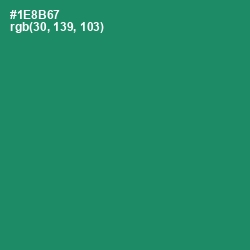 #1E8B67 - Elf Green Color Image