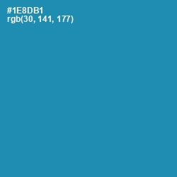 #1E8DB1 - Eastern Blue Color Image