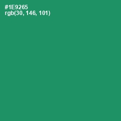 #1E9265 - Elf Green Color Image
