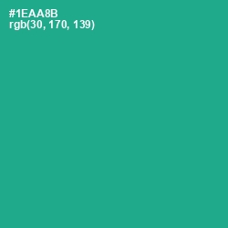 #1EAA8B - Mountain Meadow Color Image