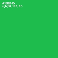 #1EBB4D - Green Haze Color Image