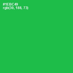 #1EBC49 - Green Haze Color Image