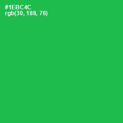 #1EBC4C - Green Haze Color Image
