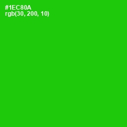 #1EC80A - Green Color Image