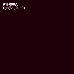 #1F000A - Diesel Color Image