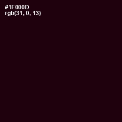 #1F000D - Asphalt Color Image