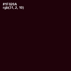 #1F020A - Creole Color Image