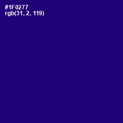 #1F0277 - Deep Koamaru Color Image