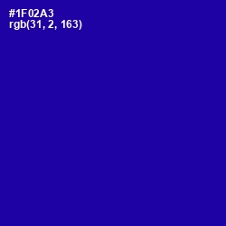 #1F02A3 - Ultramarine Color Image