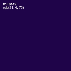 #1F0449 - Tolopea Color Image