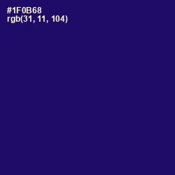 #1F0B68 - Arapawa Color Image