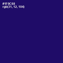 #1F0C68 - Arapawa Color Image