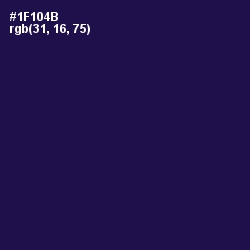 #1F104B - Bunting Color Image