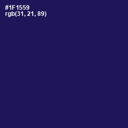 #1F1559 - Bunting Color Image