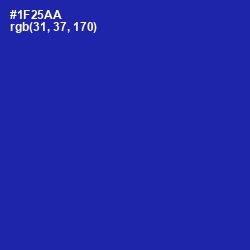 #1F25AA - Persian Blue Color Image