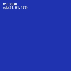 #1F33B0 - Persian Blue Color Image