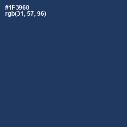 #1F3960 - Biscay Color Image