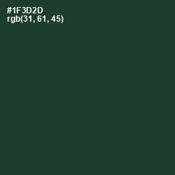 #1F3D2D - Timber Green Color Image